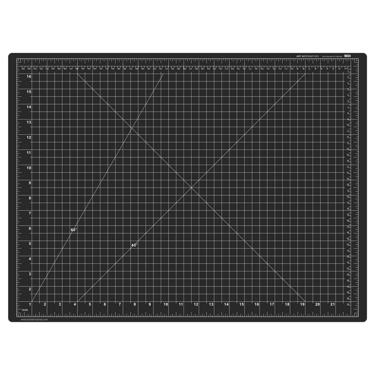 Art Alternatives Self-Healing Cutting Mat, 18" x 24", Double-Sided